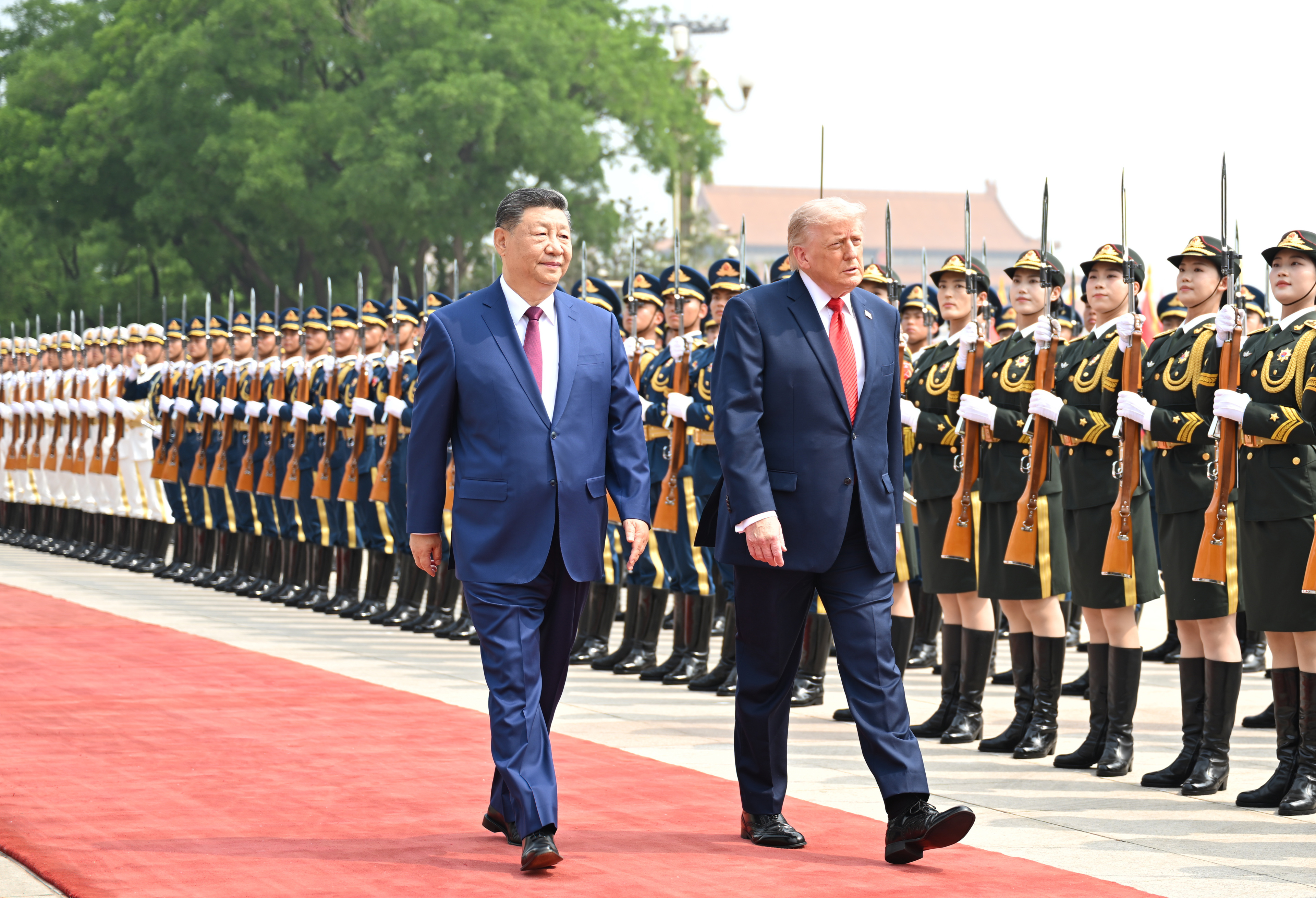 习近平同美国总统特朗普会谈