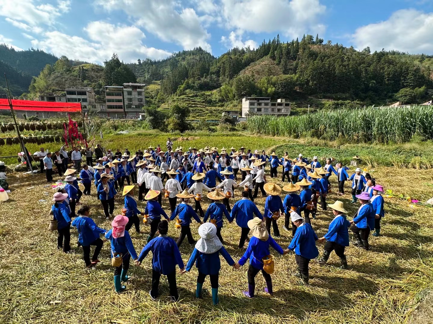 黎平县龙额村：文明新风话丰收